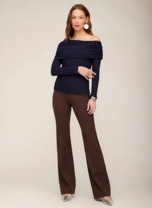 Bootcut pants - brown