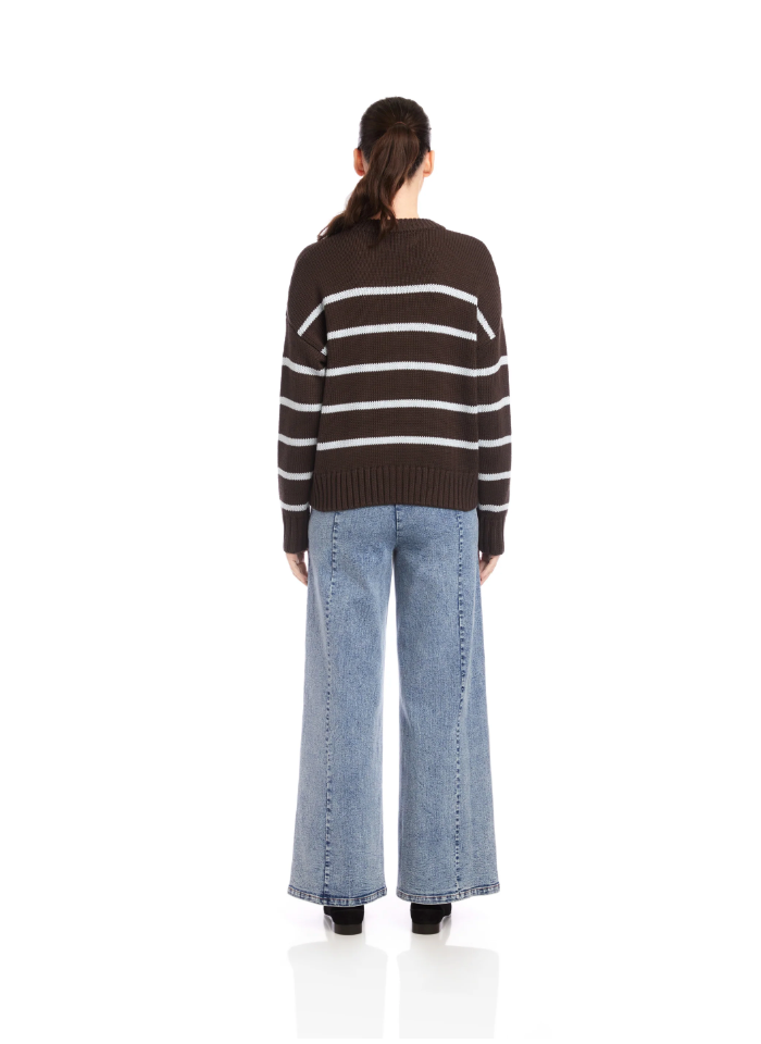 Luca Crewneck Sweater - stripe
