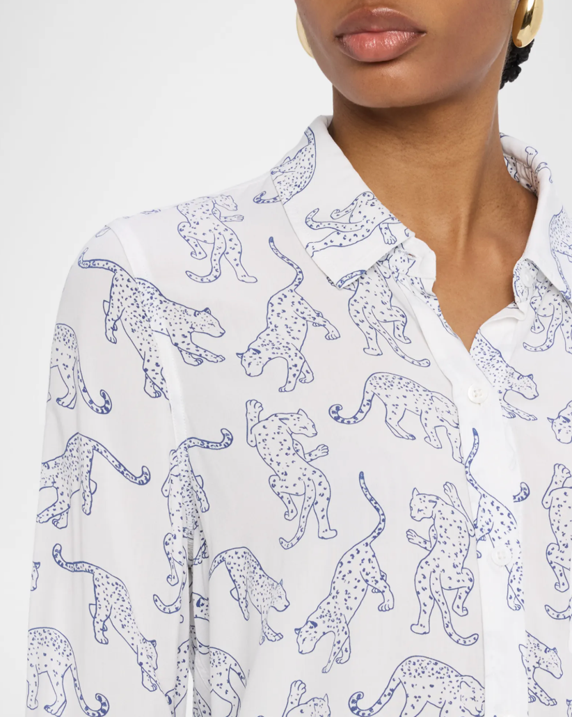 Kathryn shirt - cobalt jaguar