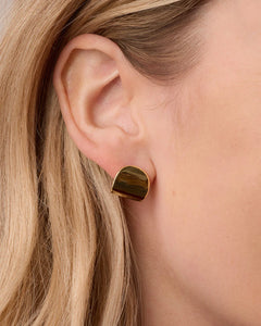 Charlie wrap studs - gold