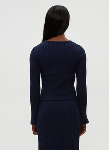 Valerie bell sleeve top - nocturnal