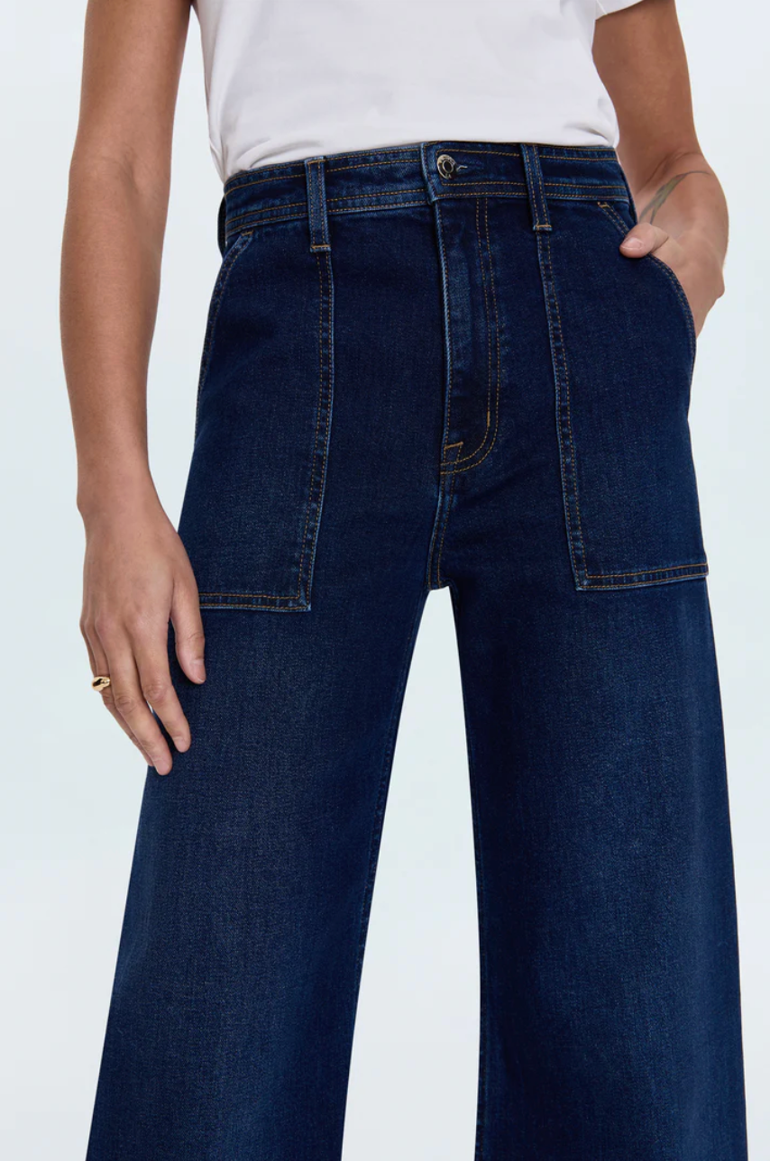 Penny high-rise wide leg jeans - calluna