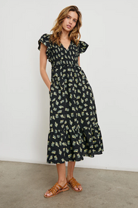 Clementine dress - dark amaryllis
