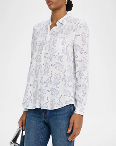 Kathryn shirt - cobalt jaguar