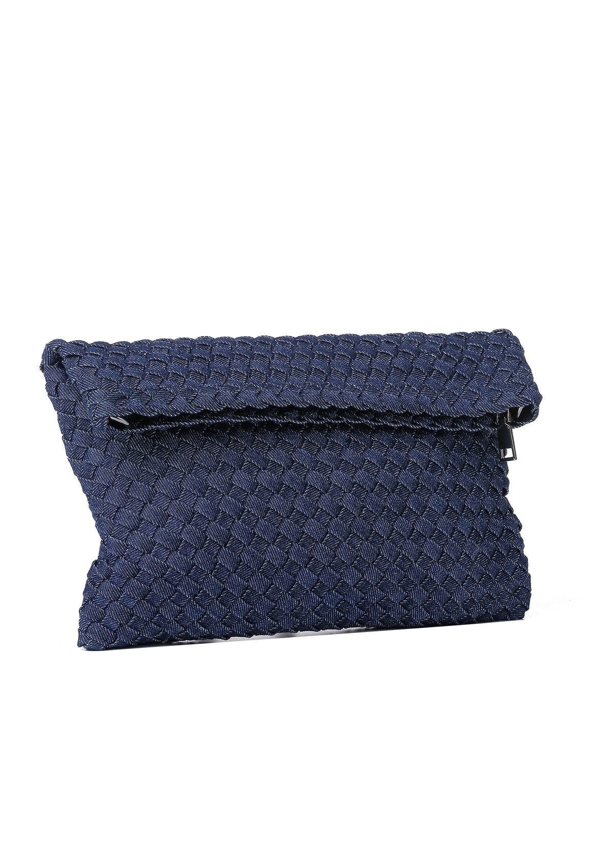 Val convertible woven crossbody - indigo