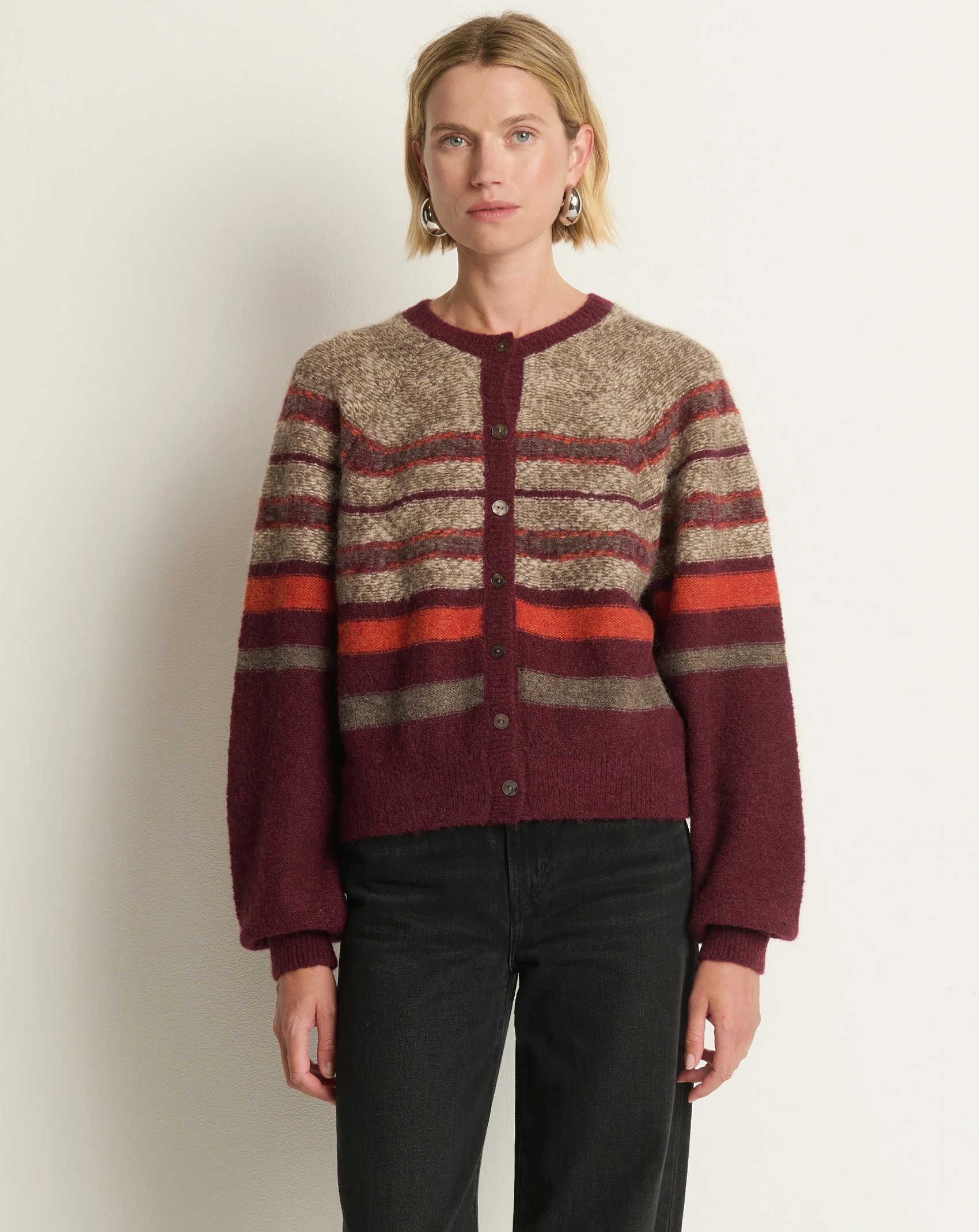 Lulu cardigan - mazama fair isle