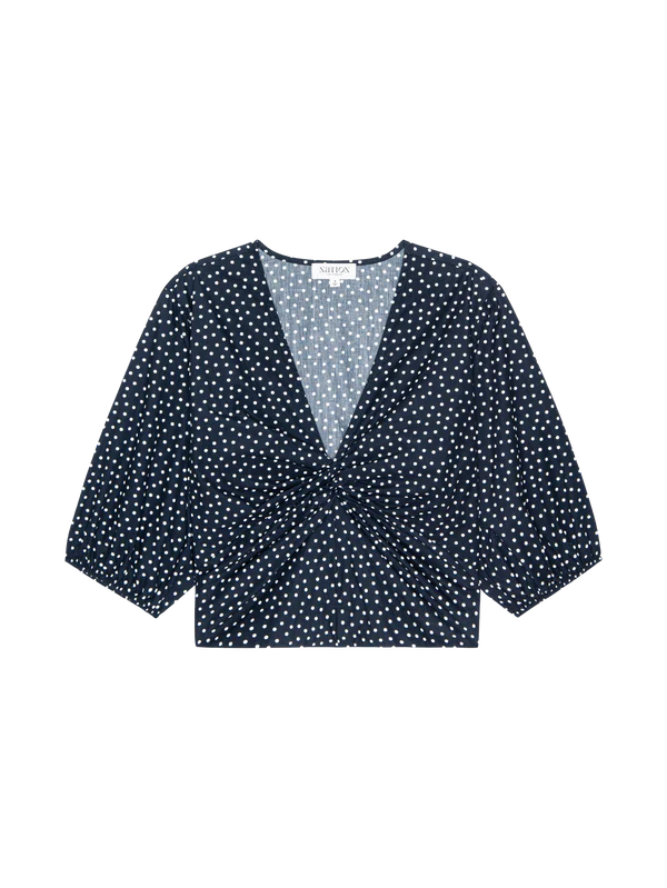 Celeste blouse - cabana polka dot