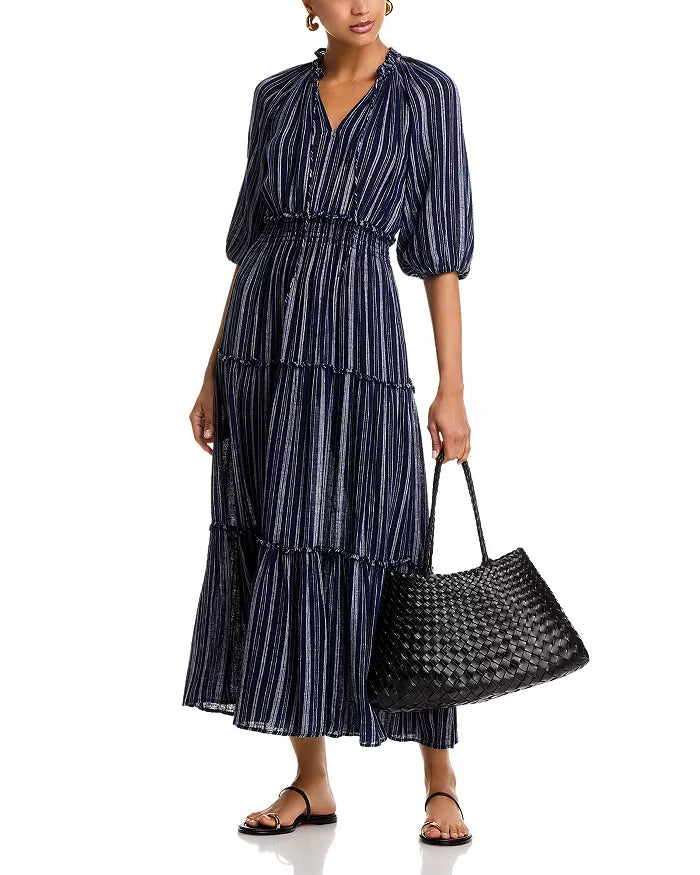 Caterine dress - roche stripe