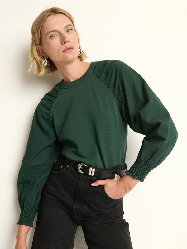 Suky raglan top - pine