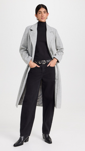 Conway Plush Coat - classic heather grey