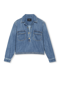 Ports top - antique blue
