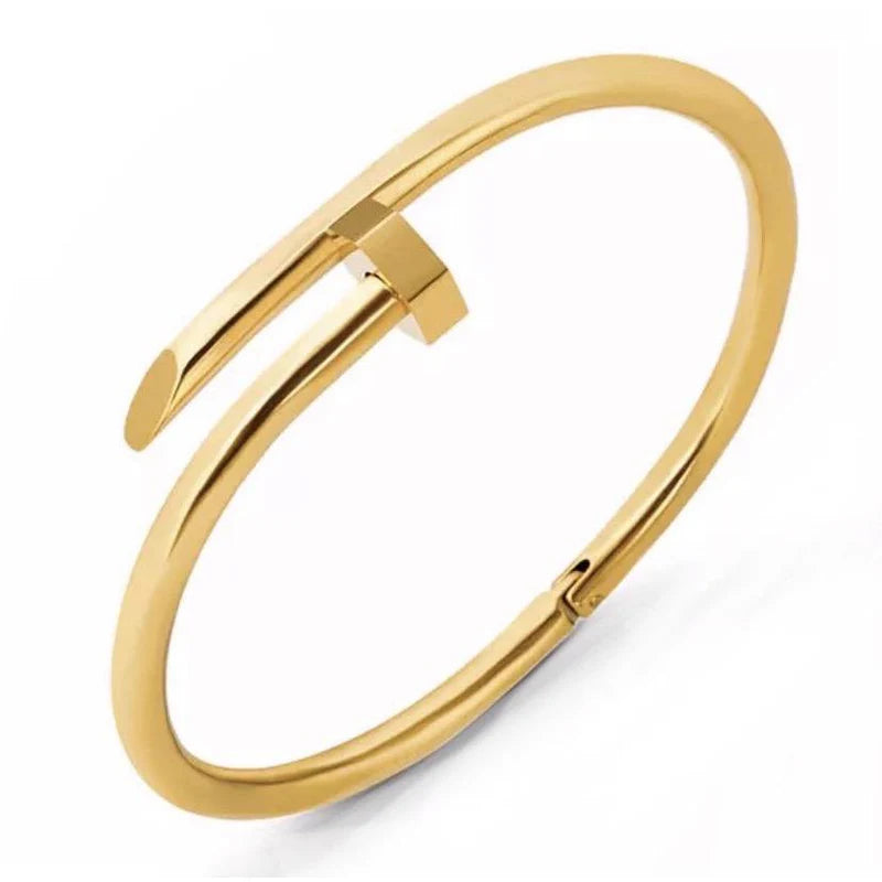 Axel nail bracelet - gold