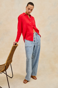 Ellis shirt - cherry