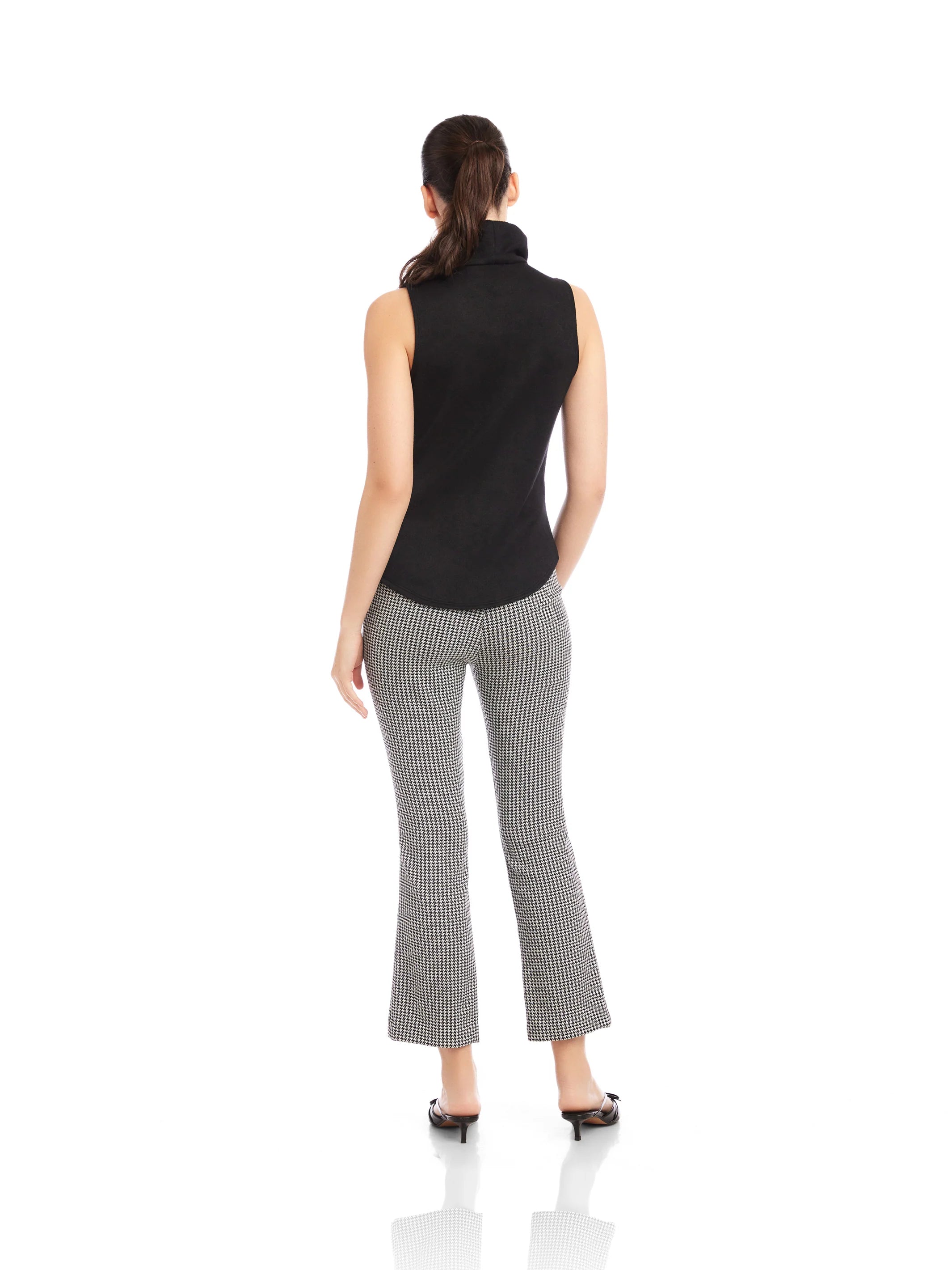 Abbey Turtleneck Tank - black