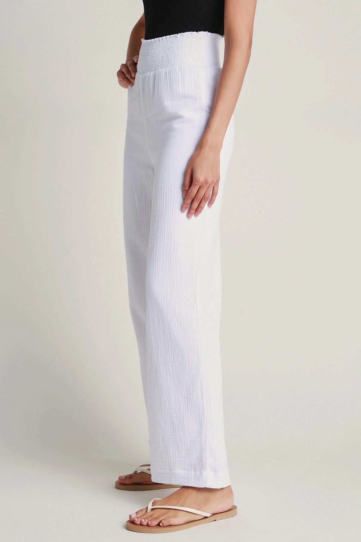 Cassidy full length pant - white