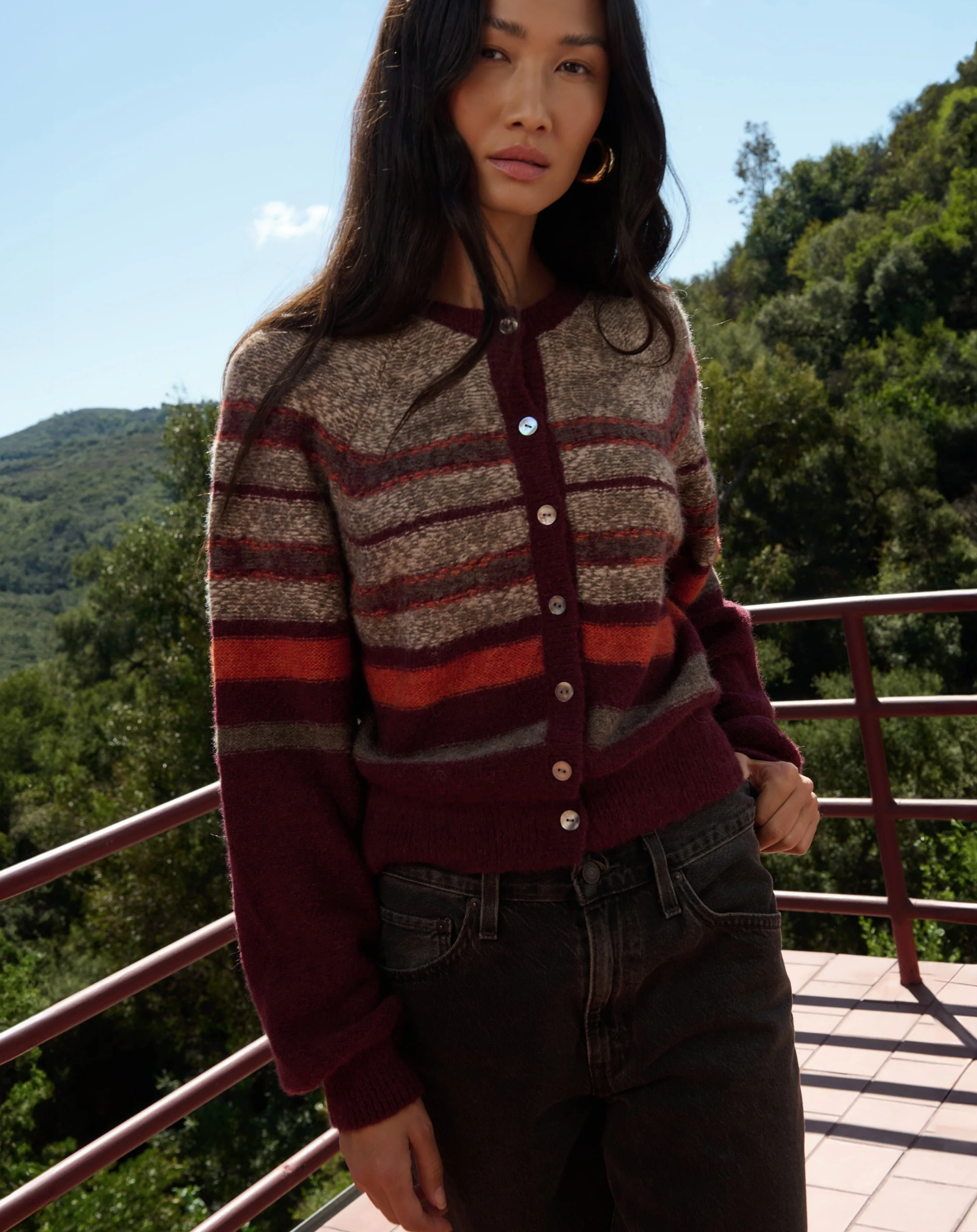 Lulu cardigan - mazama fair isle