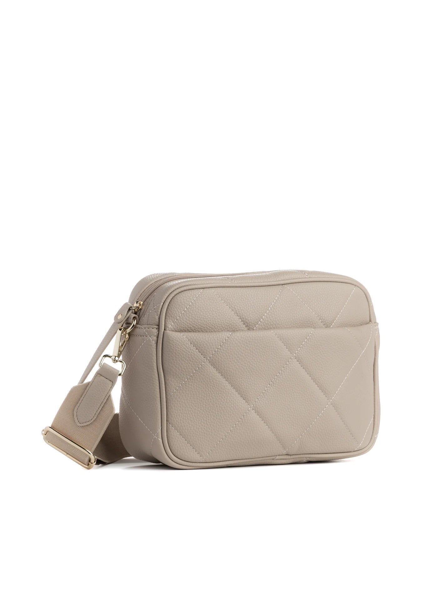 Noa pebbled cargo crossbody - fawn