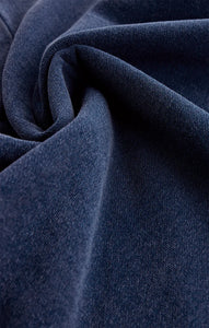 Circuit knit denim sweatshirt - indigo