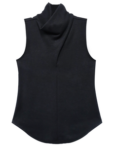 Abbey Turtleneck Tank - black