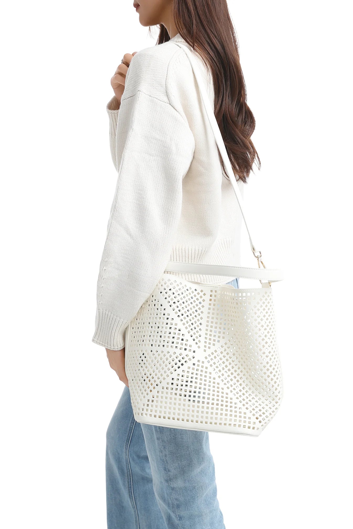 Celine bucket bag - ivory