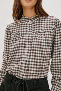 Alanna shirt - chocolate chip