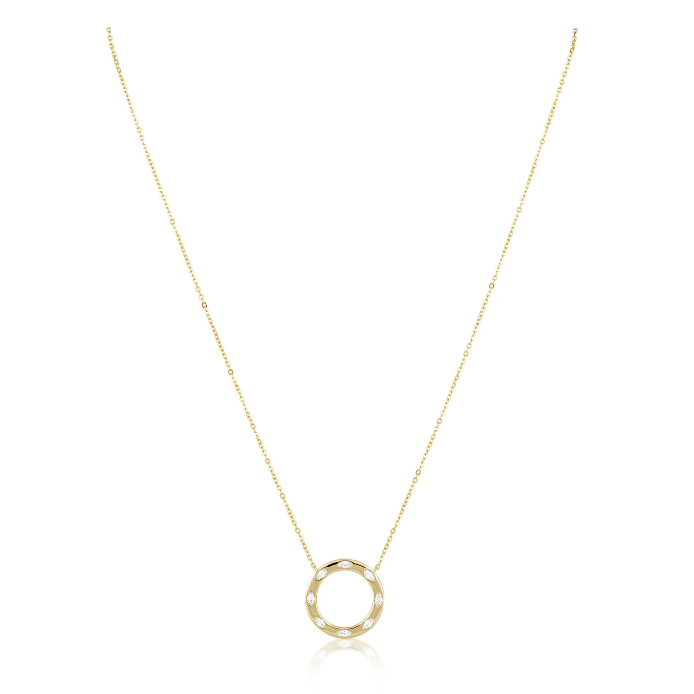 Oasis eternity necklace - gold