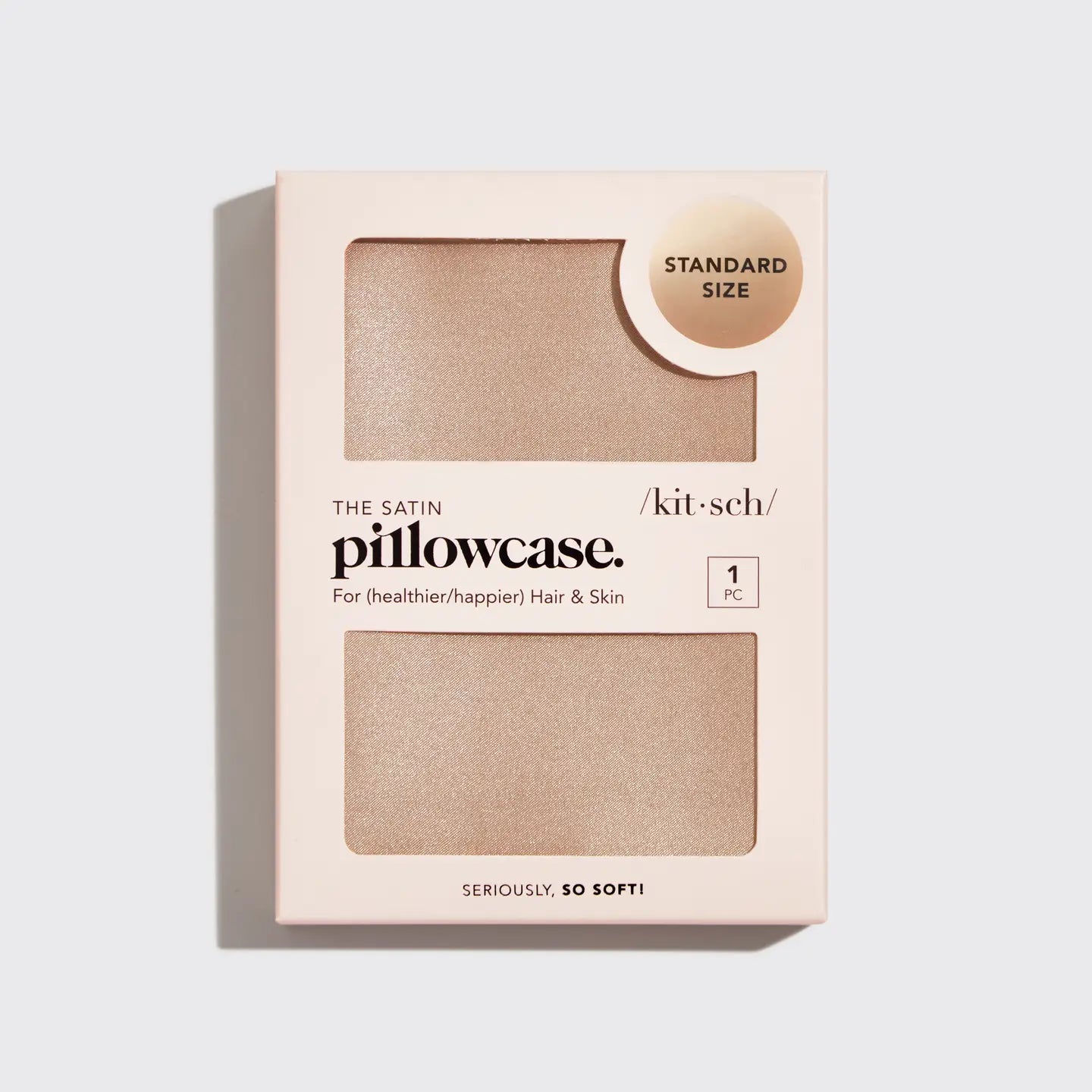 Satin pillowcase - champagne