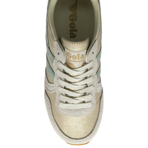 Daytona blaze sneakers - gold / green mist / evergreen
