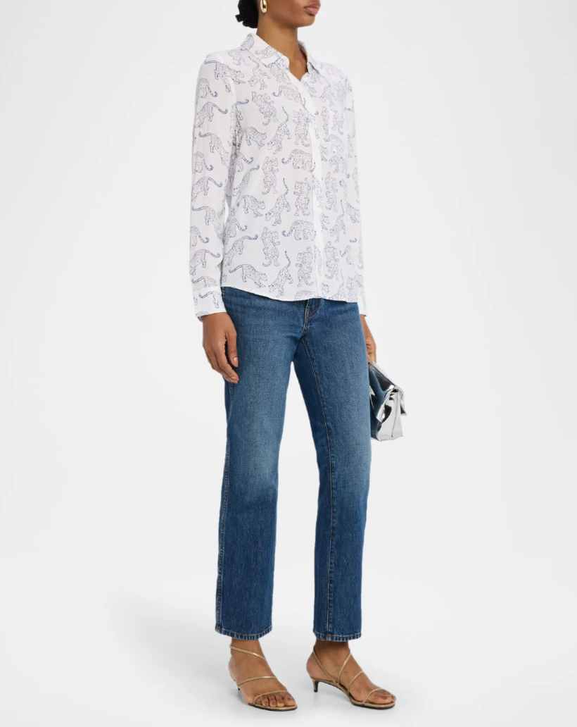 Kathryn shirt - cobalt jaguar