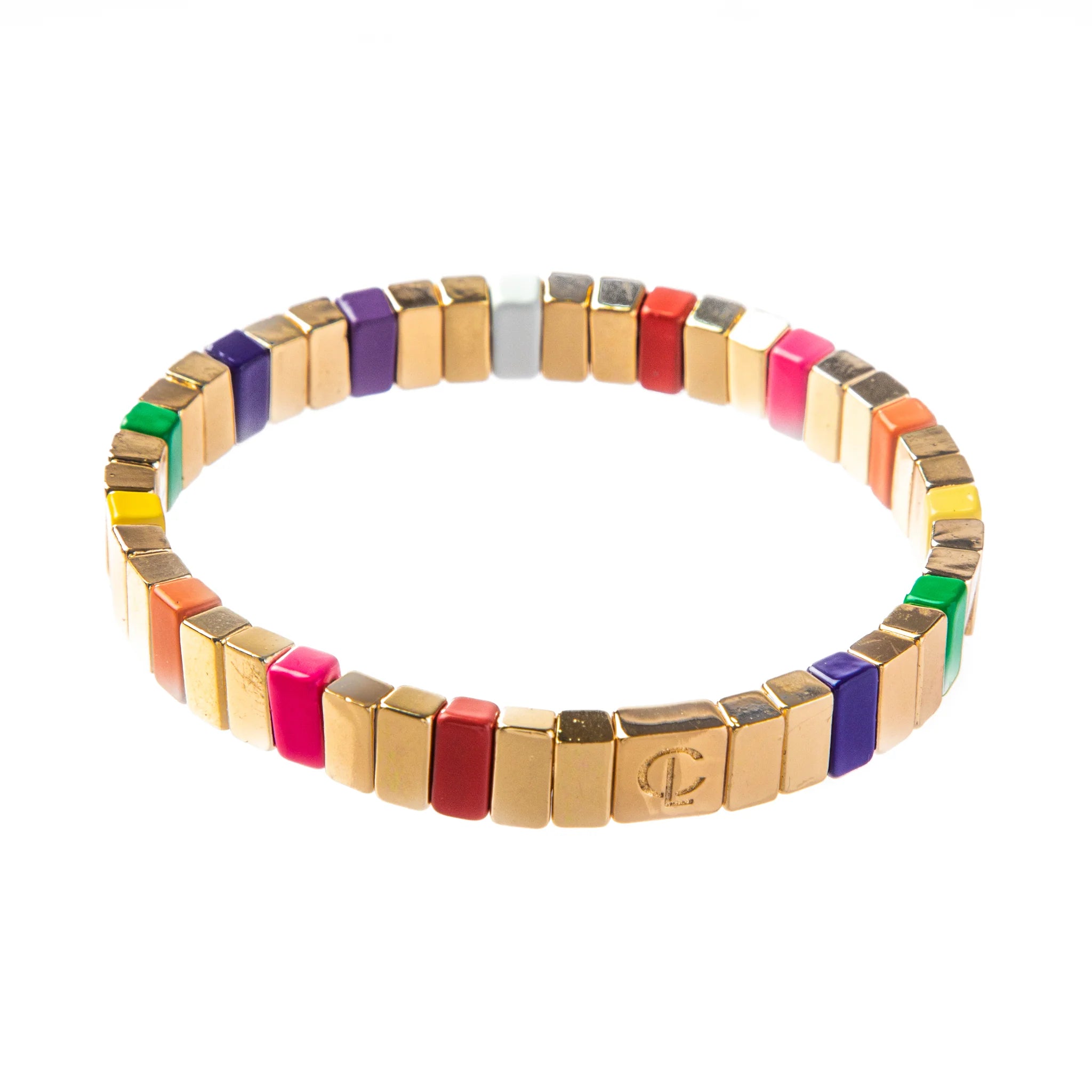 Tile bracelet - seabreeze gold