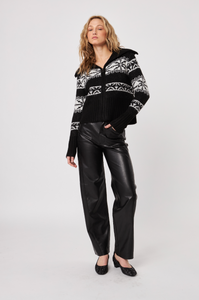 Maxim zip-up cardigan - blackcomb