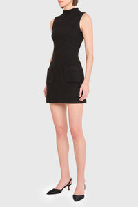 Como dress - black