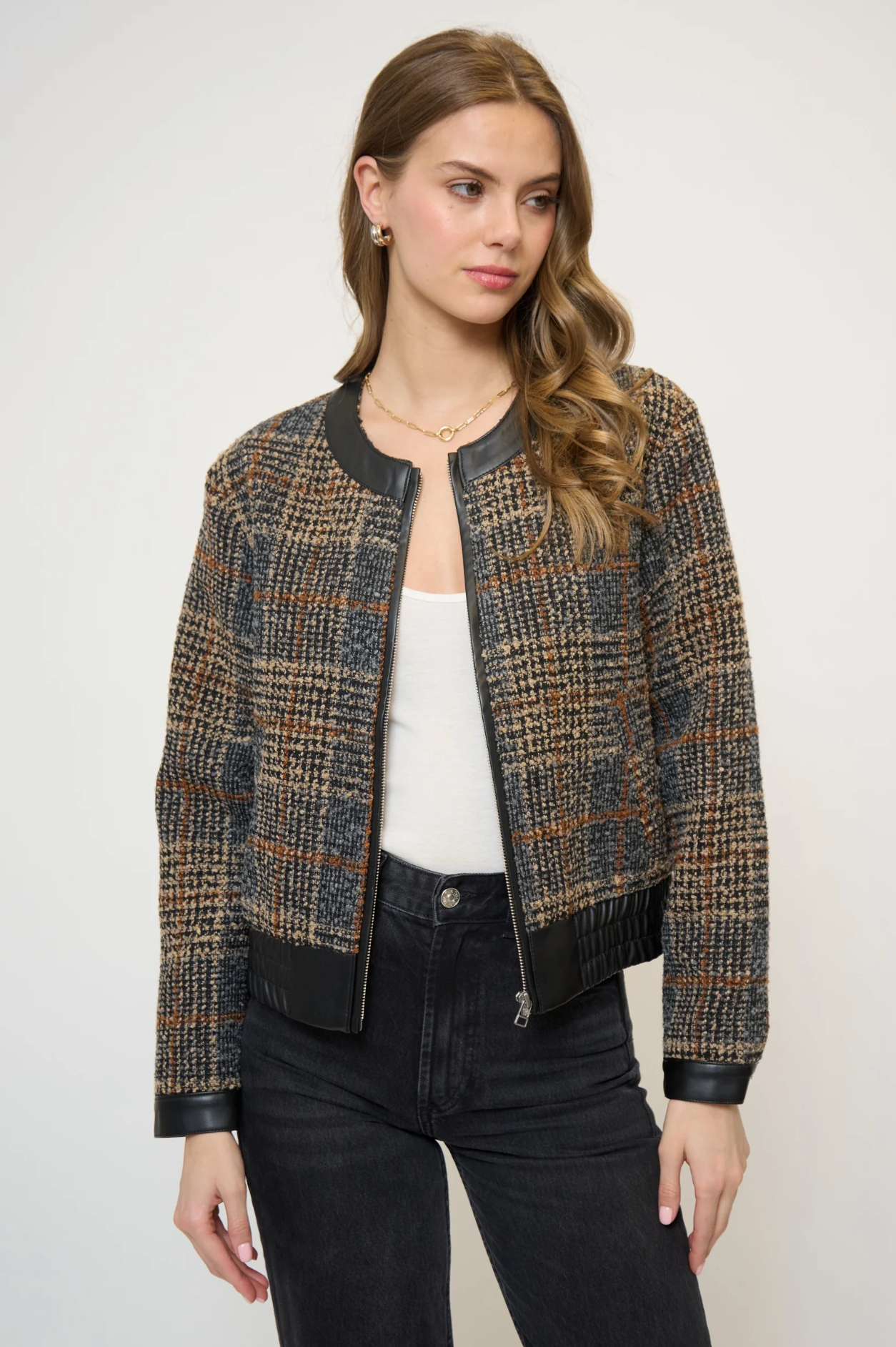 Daphne boho trim jacket - multi