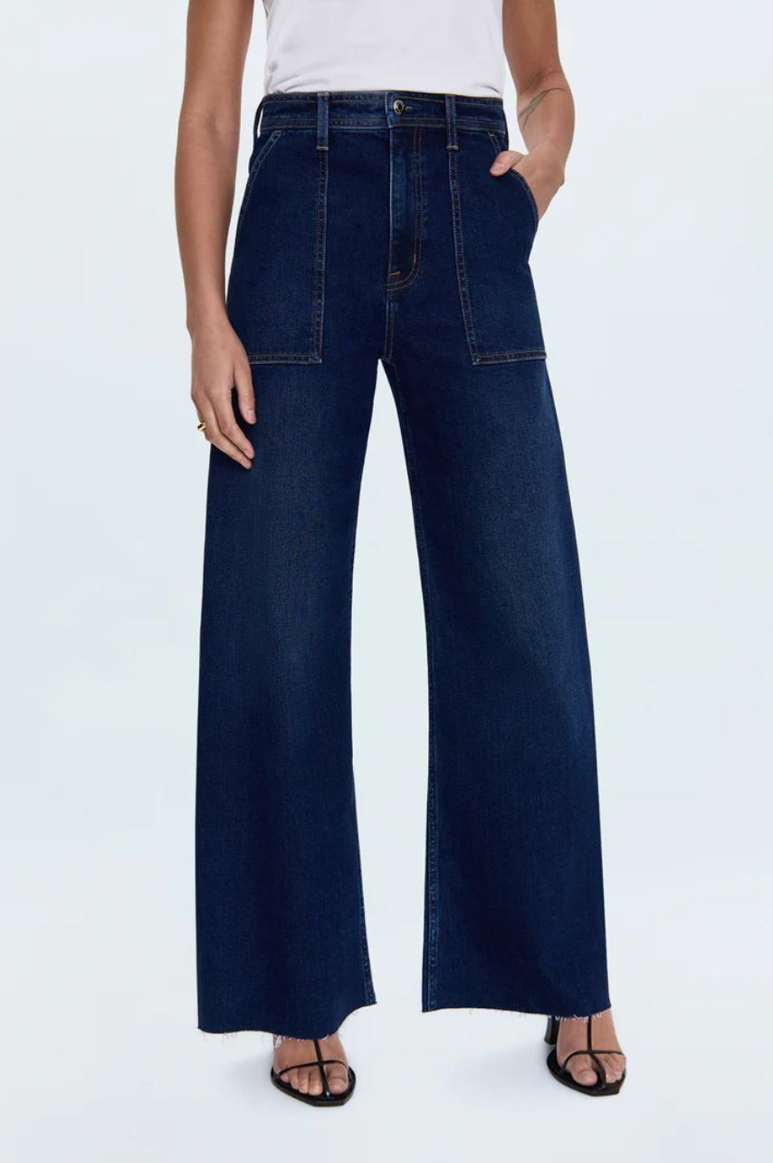 Penny high-rise wide leg jeans - calluna