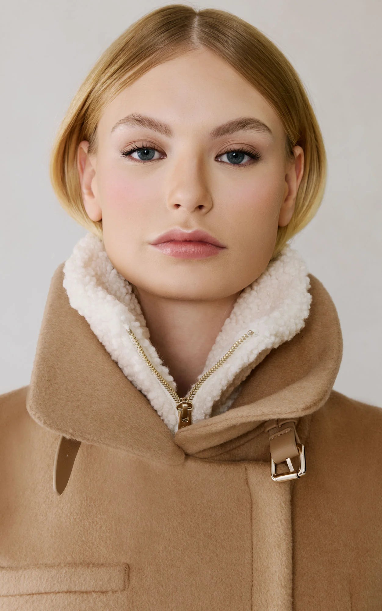 Kiana wool coat - teak