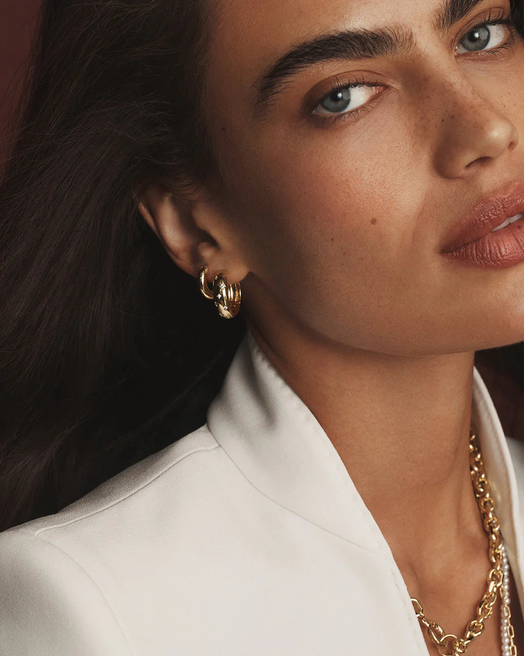 Celeste hoops - gold