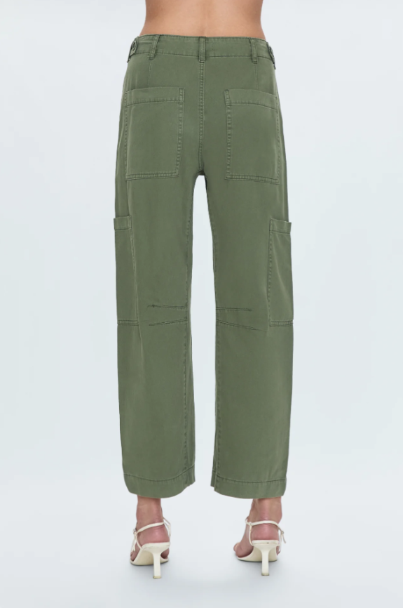 Sabrina curved utility pants - meadow