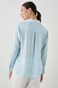 Charli shirt - laguna stripe