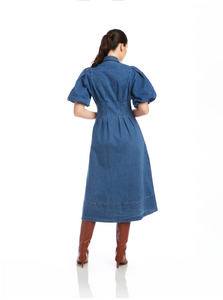 Esme Midi Dress - denim