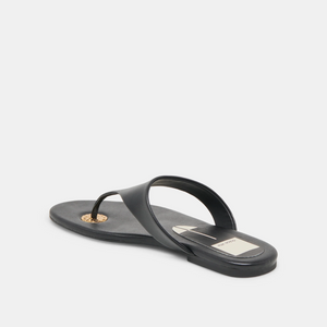 Kittle leather sandals - black