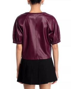 Roxanne top - wine
