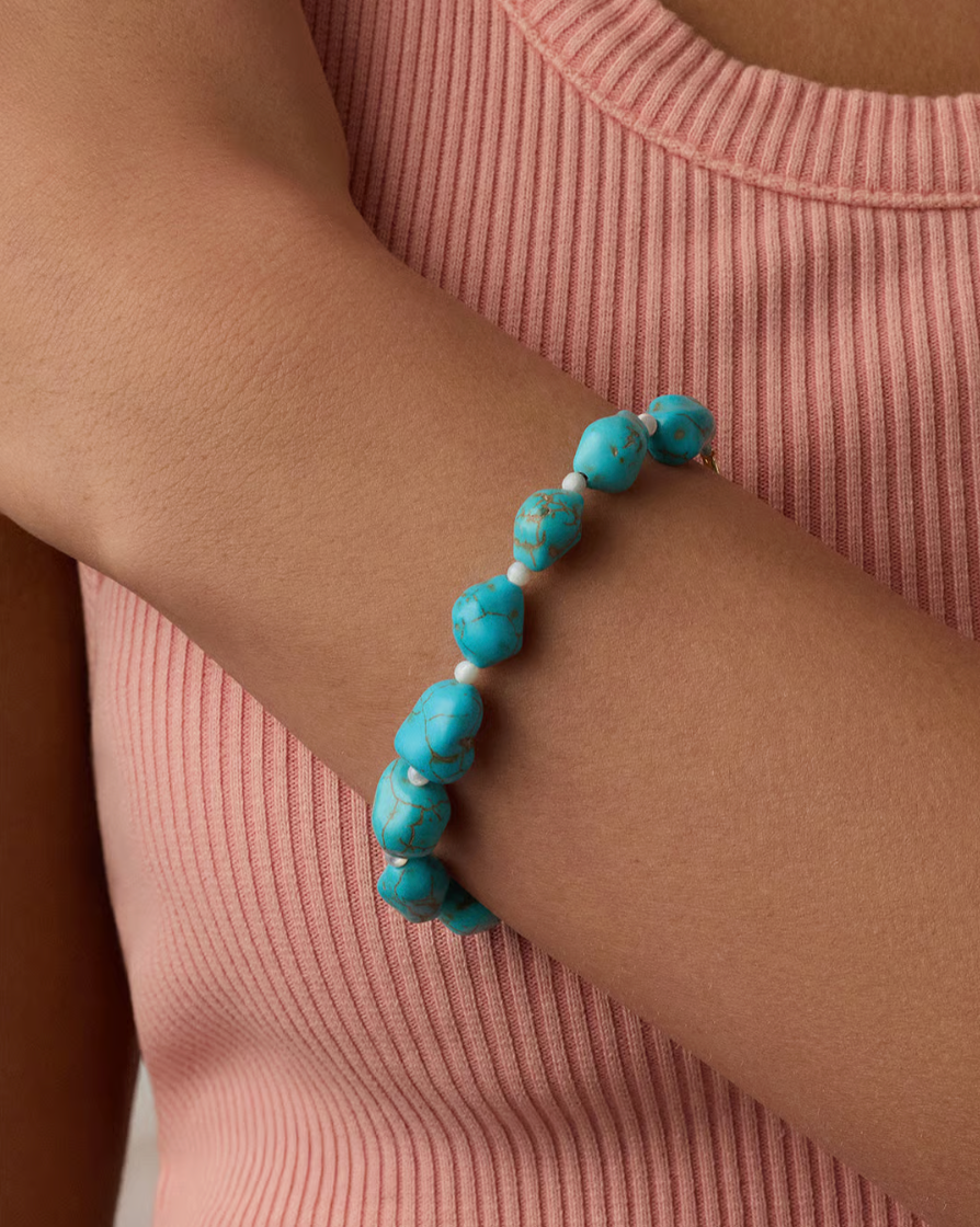 Turquoise Cove Bracelet - gold