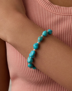 Turquoise Cove Bracelet - gold