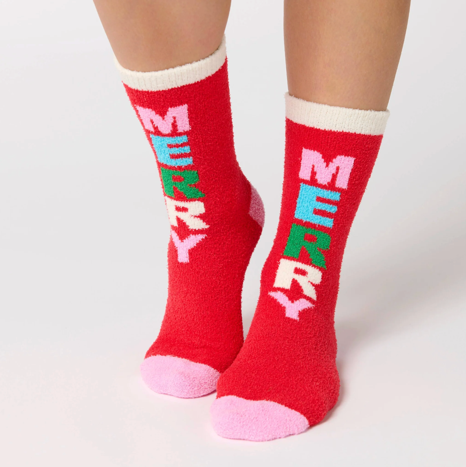 Merry socks - red