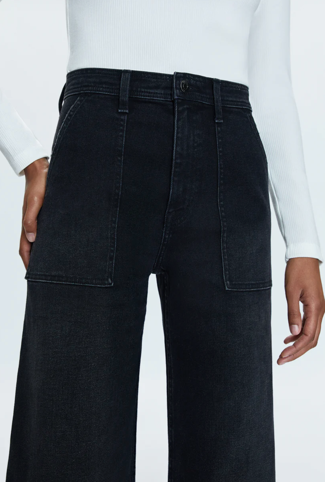 Penny high rise wide leg jean - collins