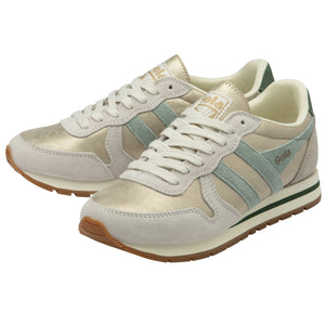 Daytona blaze sneakers - gold / green mist / evergreen