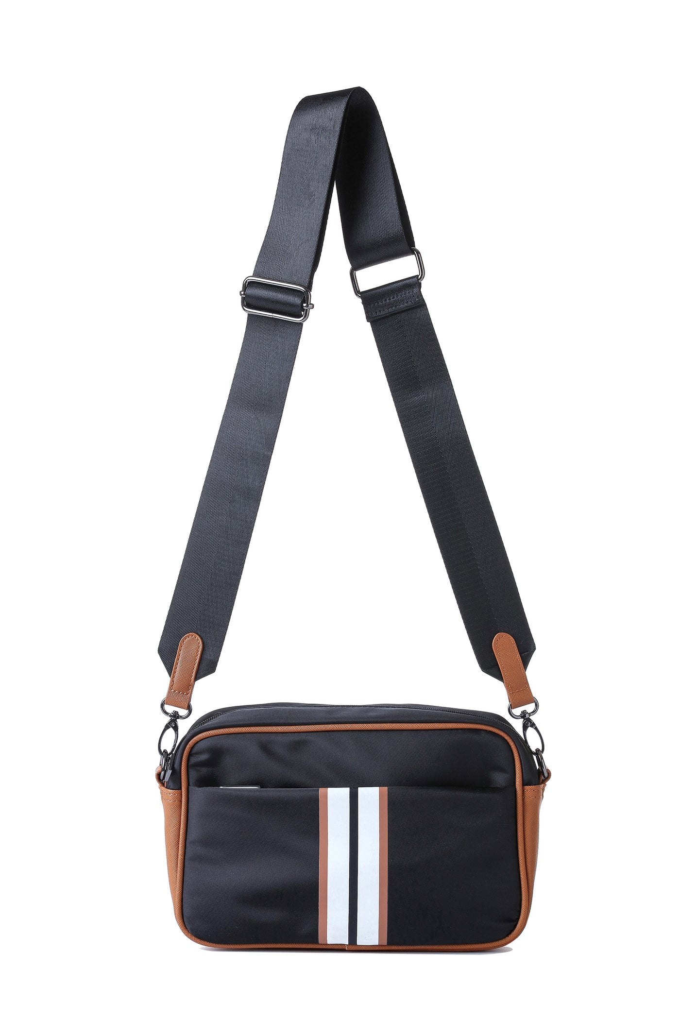Noa nylon crossbody - urban (black)