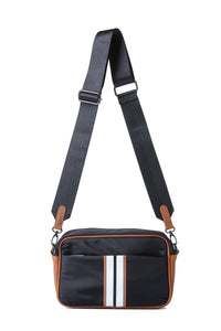 Noa nylon crossbody - urban (black)