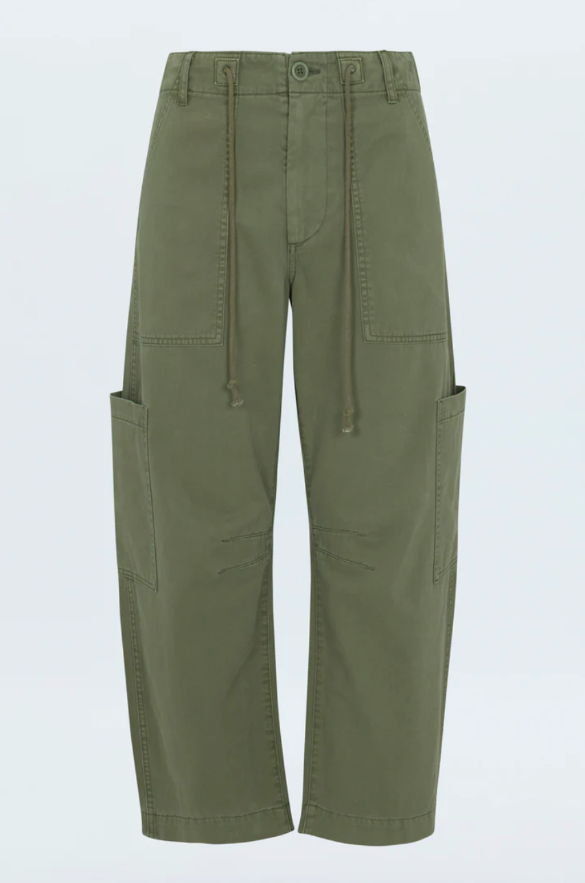 Sabrina curved utility pants - meadow