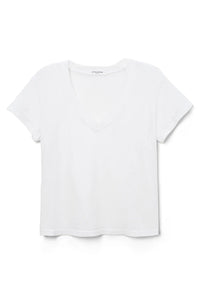 Hendrix v-neck tee - white